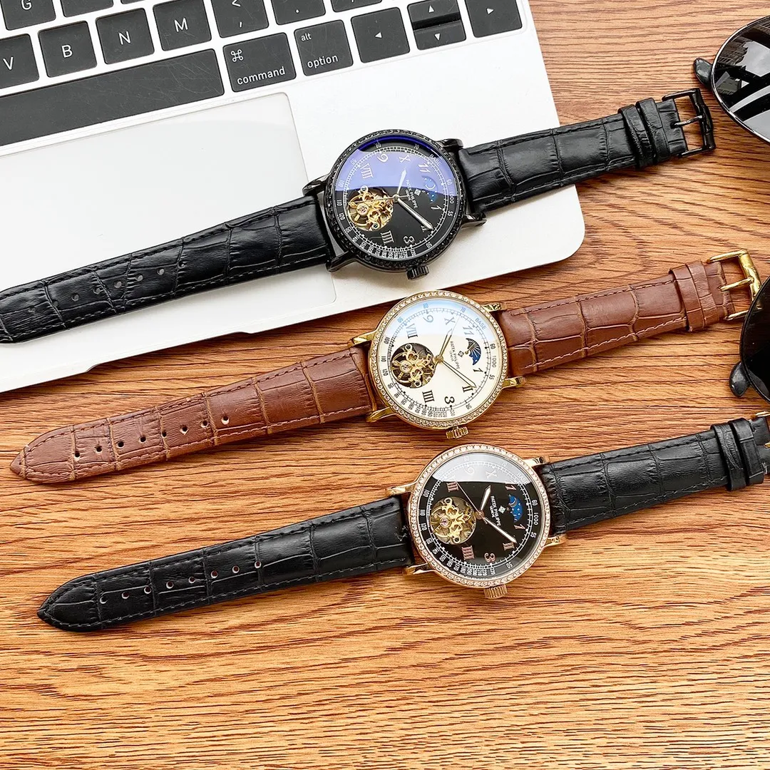 【High-end replica】💰1500! Patek Philippe - PATEK PHILPPE Type: [Cool] Men's Watch Case: 316 fine steel (high quality workmanship) Strap: Imported calfskin/316 fine steel (two options available) Movement: Imported Citizen 8215 modified deck mechanical movement (stable travel time) Material: Advanced reinforced coating mirror Size: Diameter 40mm Thickness 13mm